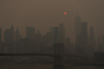 Canada Wildfires 2023: Smoke Over New York, New York, New York, NY, USA - 07 Jun 2023