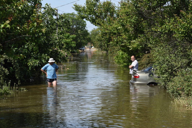 Floods in Kherson after Nova Kakhovka dam explosion