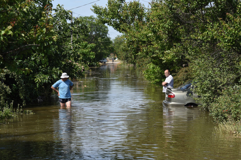 Floods in Kherson after Nova Kakhovka dam explosion