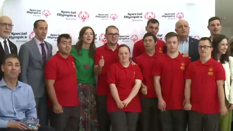 sportivi din delagatia romaniei la Special Olympicsde la berlin 2023