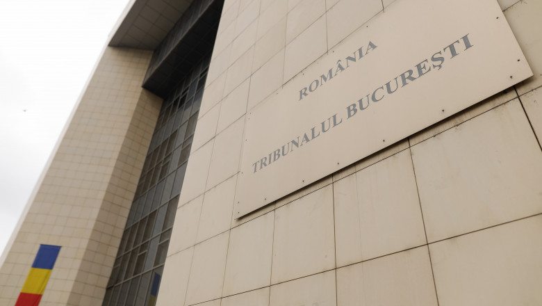 Sediul Tribunalului București, fotografiat pe 22 martie 2023.