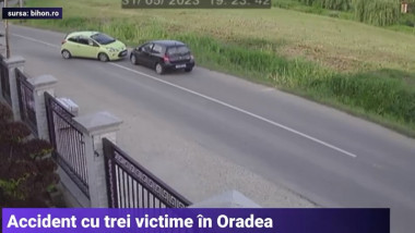 Accident grav în Oradea