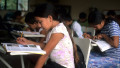 elevi într-o școală din Mexic