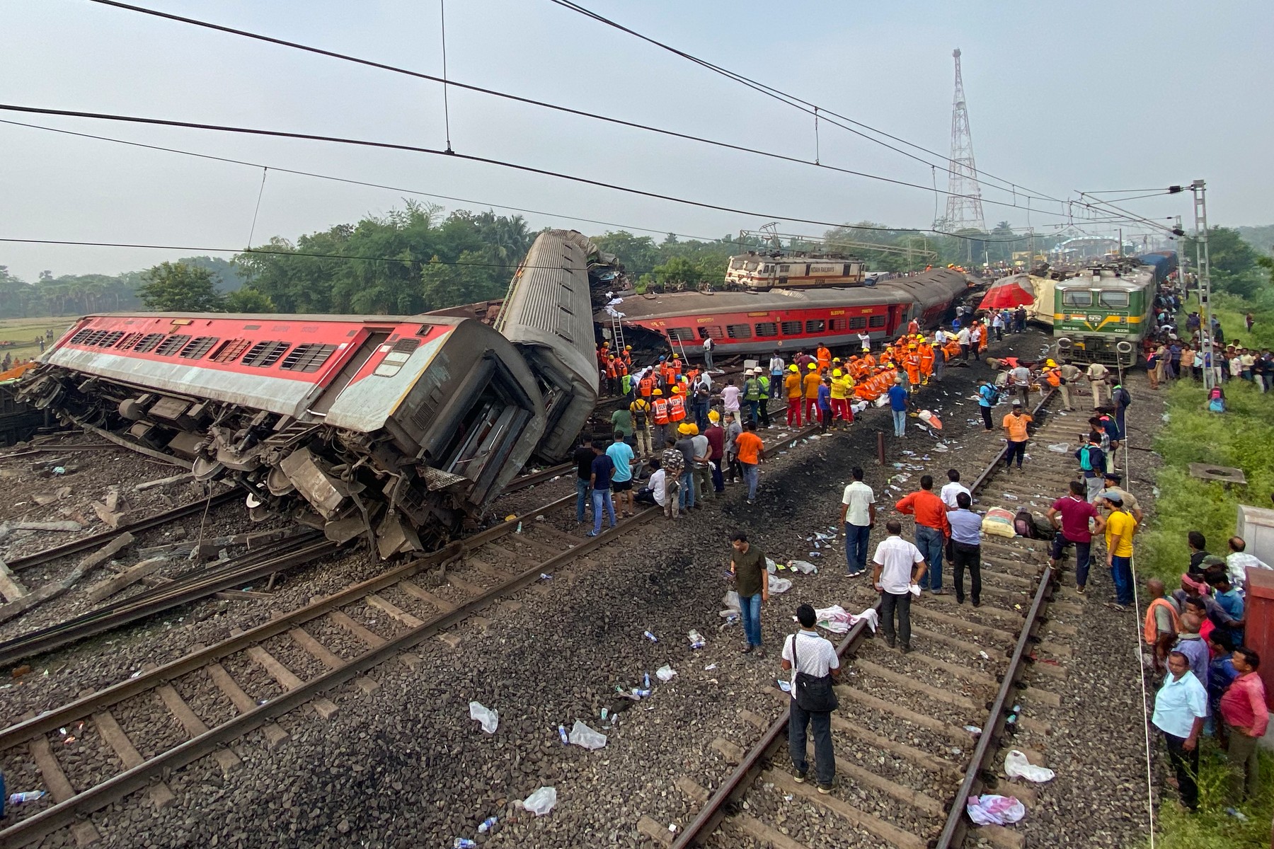 Care este explicația pentru accidentele feroviare care au loc tot mai des în India