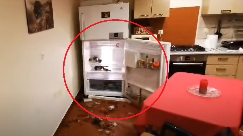 Casă de vacanță din Predeal, devastată de urs. Animalul a dat năvală în bucătărie și a lăsat prăpăd în urma lui