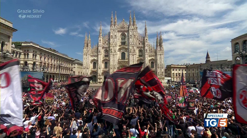 MILAN - Silvio Berlusconi's state funeral in the Cathedral