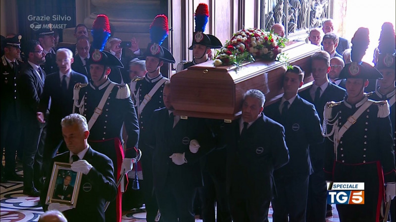 MILAN - Silvio Berlusconi's state funeral in the Cathedral