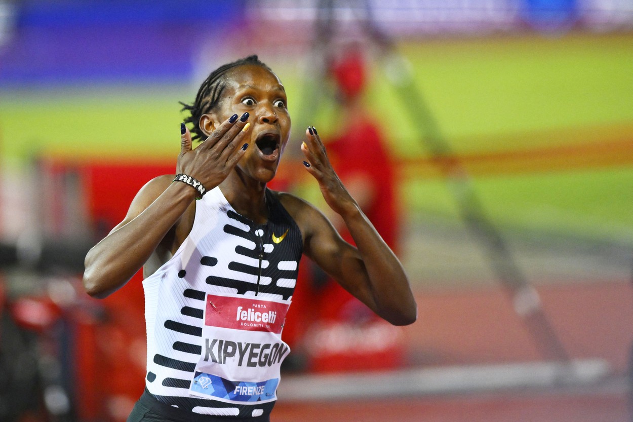 Gest impresionant al atletei kenyene care a doborât un record mondial în cursa de 1.500 de metri. Ce va face cu premiul