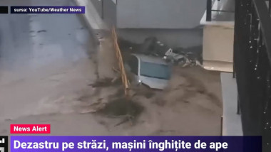 Dezastru în Salonic din cauza ploilor torențiale