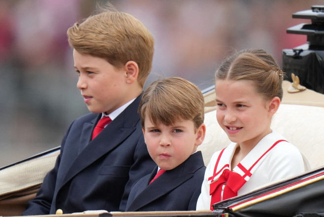 Members of the Royal Family attend Trooping the Colour
