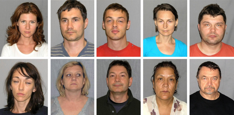 Newly Released Mugshots of Alleged Russian Spies