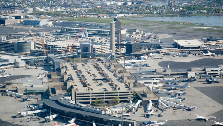 Aeroportul Internațional Logan din Boston.