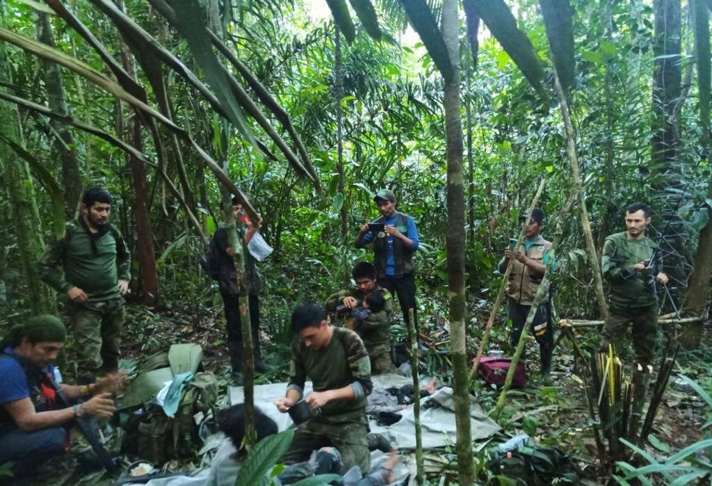 Cei 4 copii dispăruți în jungla amazoniană au fost găsiți după 40 de zile de căutări