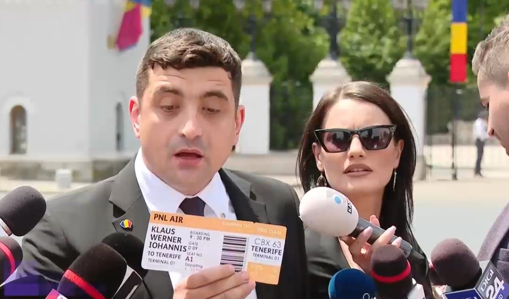 George Simion i-a dus un „cadou” lui Klaus Iohannis: De ziua lui, un bilet doar dus spre Tenerife