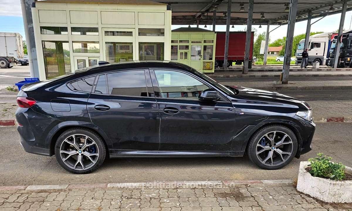 Un francez a încercat să iasă din România cu un BMW X6 de 70.000 de euro furat din Belgia
