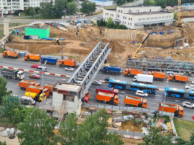 autostradă dinspre Moscova