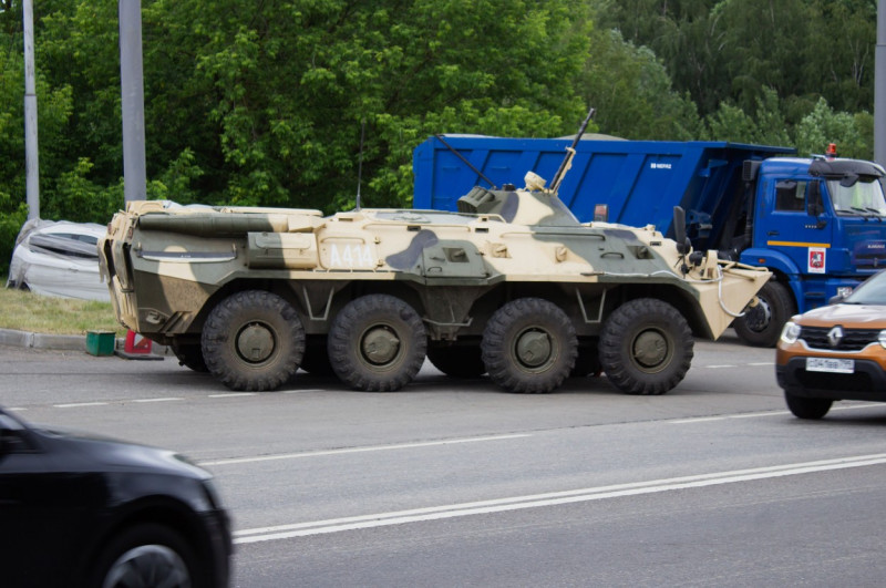 The Wagner Coup in Moscow, Russia - 24 Jun 2023