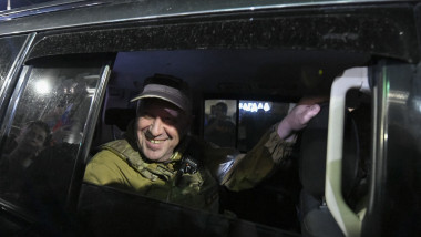 șeful Wagner, Evgheni Prigojin, în mașină la plecarea din Rostov