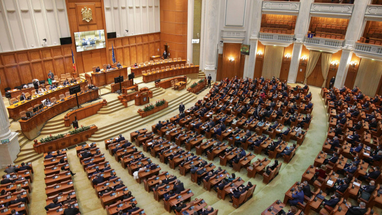 Plenul Parlamentului.