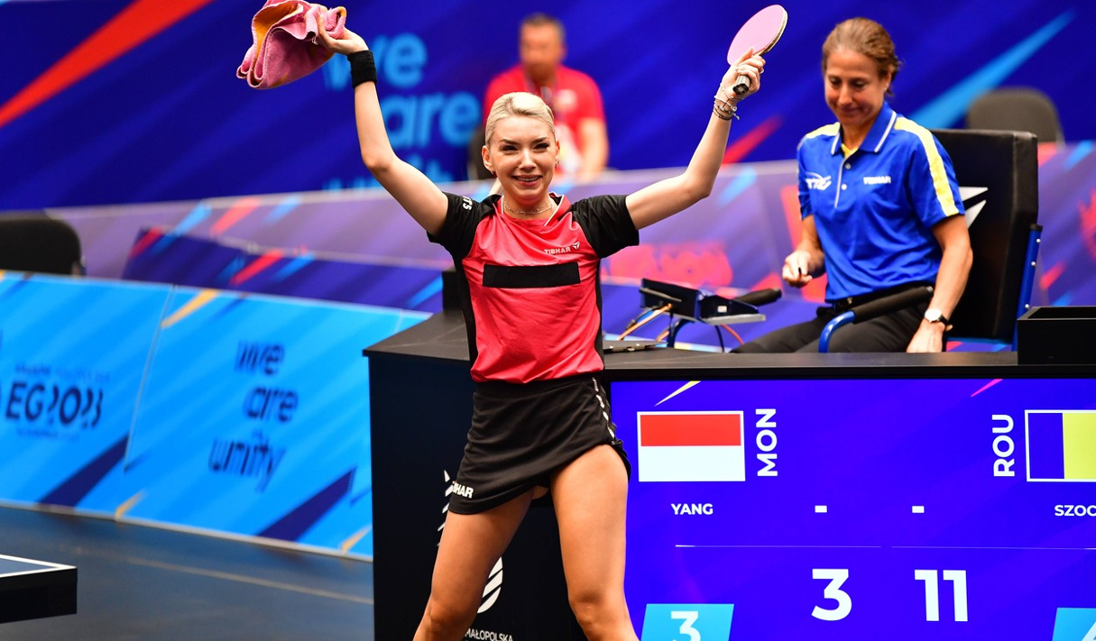 Bernadette Szocs, medalie de aur la proba de simplu feminin de la Jocurile Europene. Samara a luat bronzul