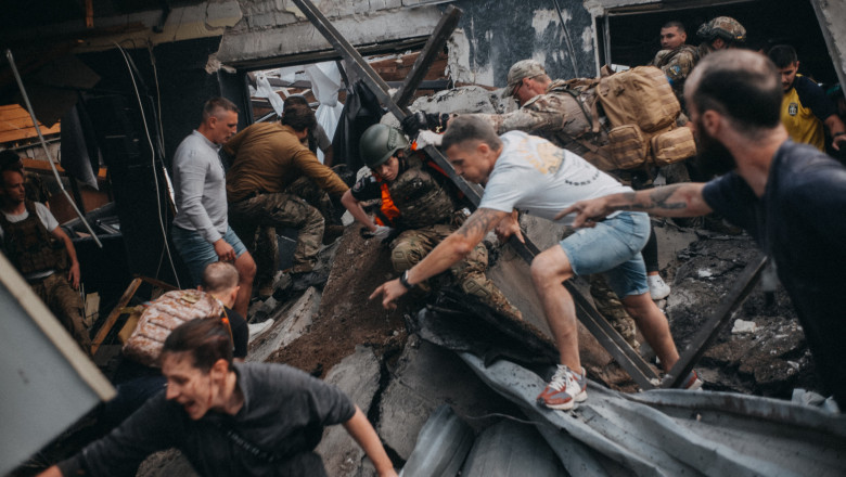 Atac rusesc asupra unui restaurant aglomerat din Kramatorsk
