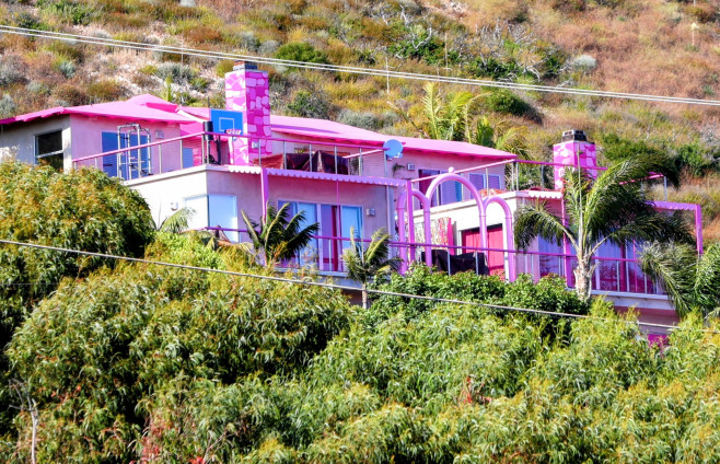 'Ken’s DreamHouse' as the rental is being called overlooks Malibu Coast ahead of the Barbi movie debut