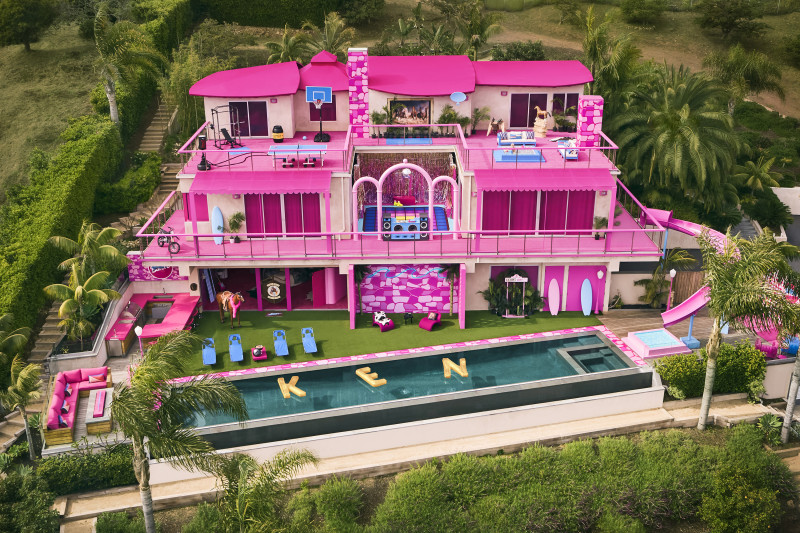 EXCLUSIVE: You can now stay in epic BARBIE DREAM HOUSE - complete with a 'Ken' infinity pool, roller disco and fuchsia cocktail bar