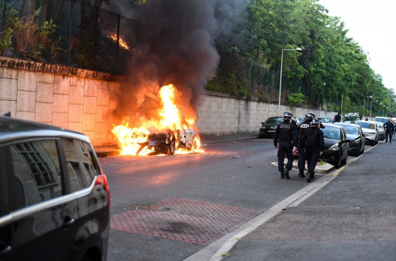 Police Shooting Of Teenage Driver Sparks Riots - Nanterre, France - 27 Jun 2023