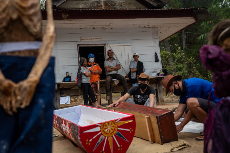 Manene ritual in Nort Toraja, Indonesia - 25 Aug 2020