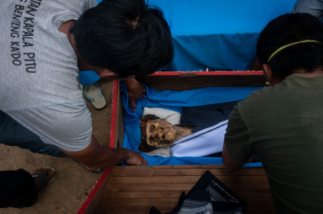 Manene ritual in Nort Toraja, Indonesia - 25 Aug 2020