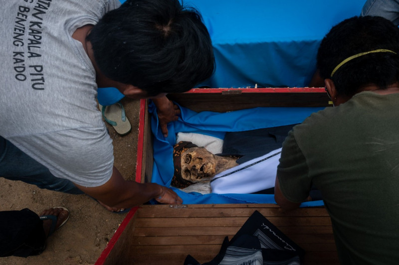 Manene ritual in Nort Toraja, Indonesia - 25 Aug 2020