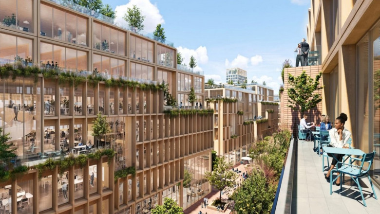 Proiectul Stockholm Wood City, cel mai mare oraș de lemn din lume
