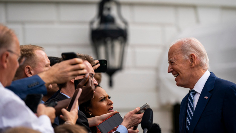 Biden Leaves The White House Aboard Marine One - Washington