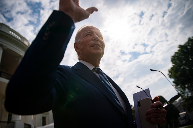 Biden Departs for Chicago