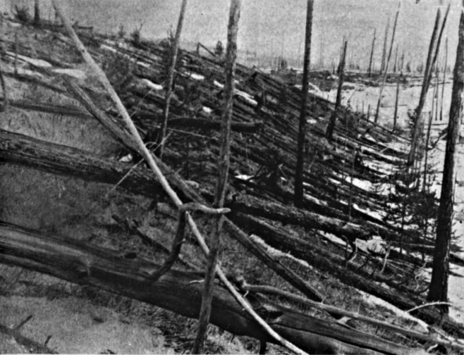 Photograph from the Tunguska event