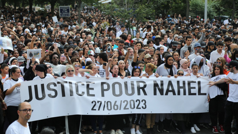 Protest to Nahel killed by police in Paris