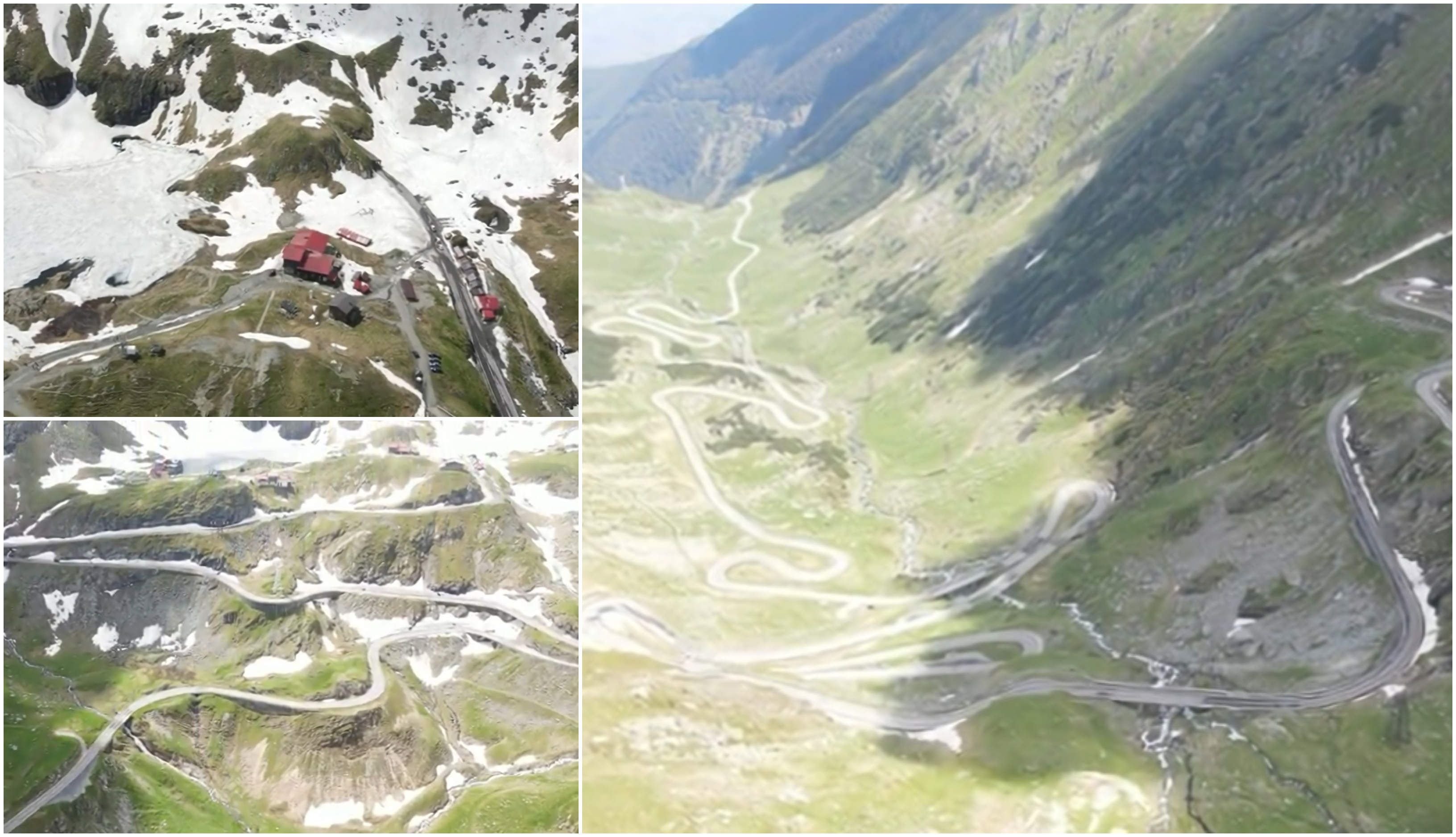 Inspecție din aer și de la sol pe Transfăgărășan. Tronsonul spre Bâlea Lac se redeschide miercuri