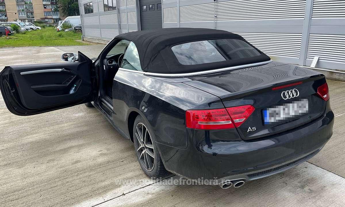 Un șofer de Audi care le-a spus polițiștilor din Maramureș că are portbagajul stricat și nu se deschide a rămas fără mașină