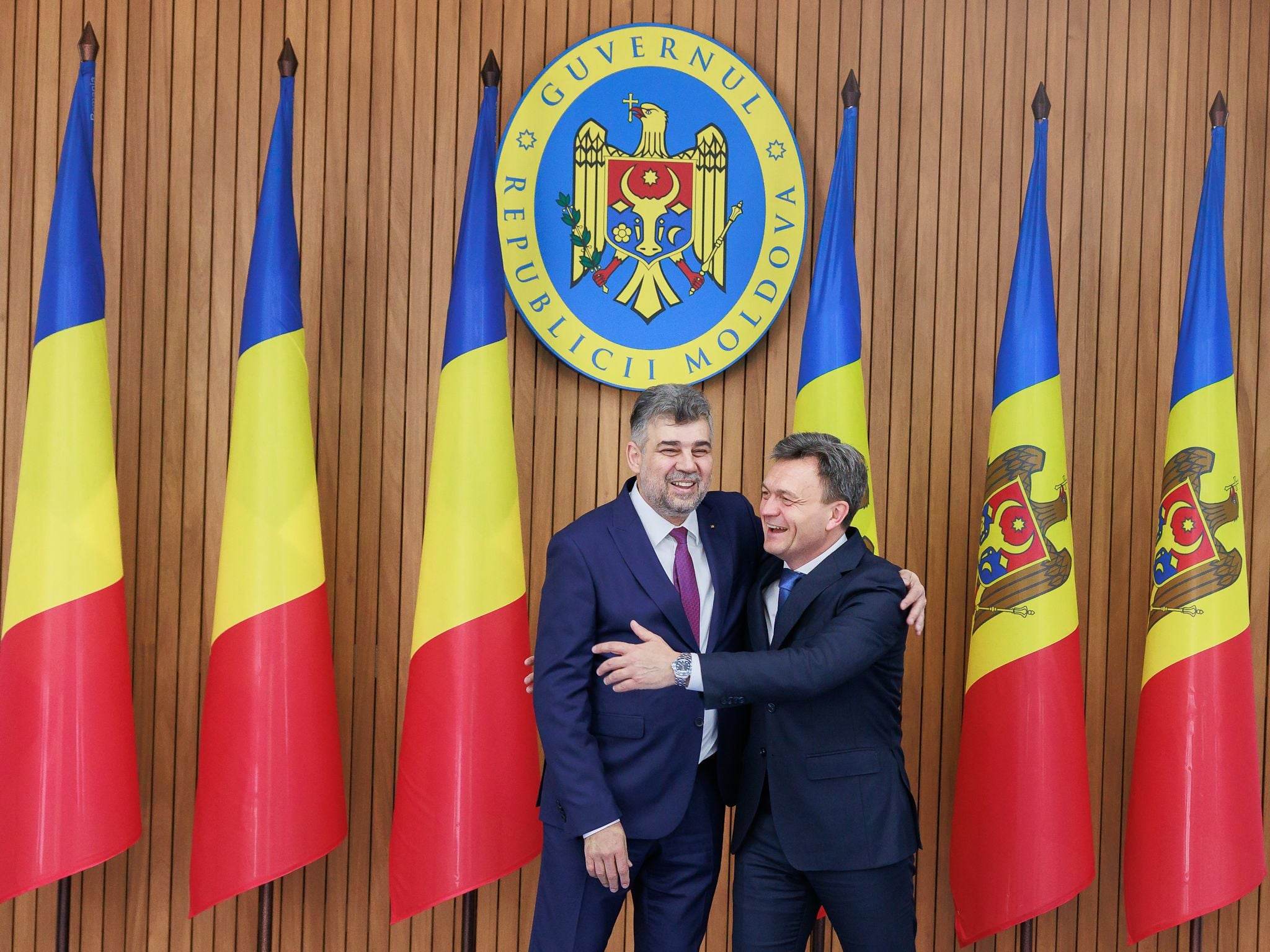 Ciolacu, întâlnire cu premierul moldovean: Am sentimentul că am venit acasă, la un frate geamăn