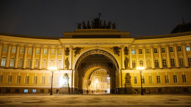 Earth Hour 2022 in St Petersburg Russia