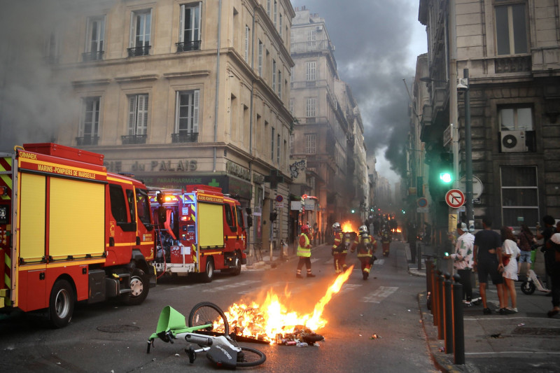 Marseille Night Unleashed - Chaos and Resilience