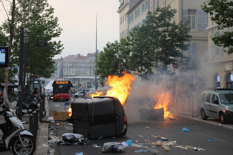 Marseille Night Unleashed - Chaos and Resilience