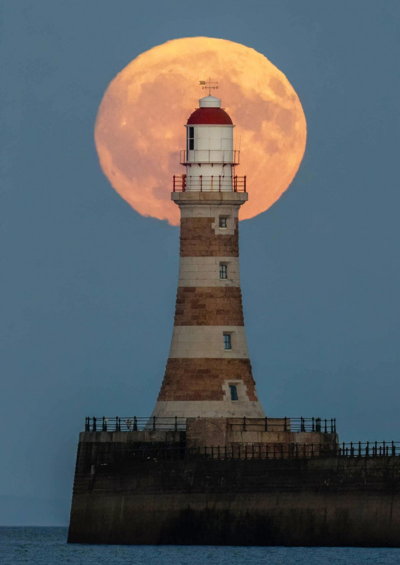 Buck Supermoon, Sunderland, UK - 02 Jul 2023