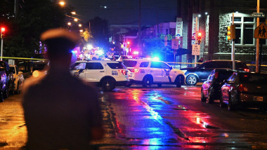 masini de politie la locul unui atac armat in sua