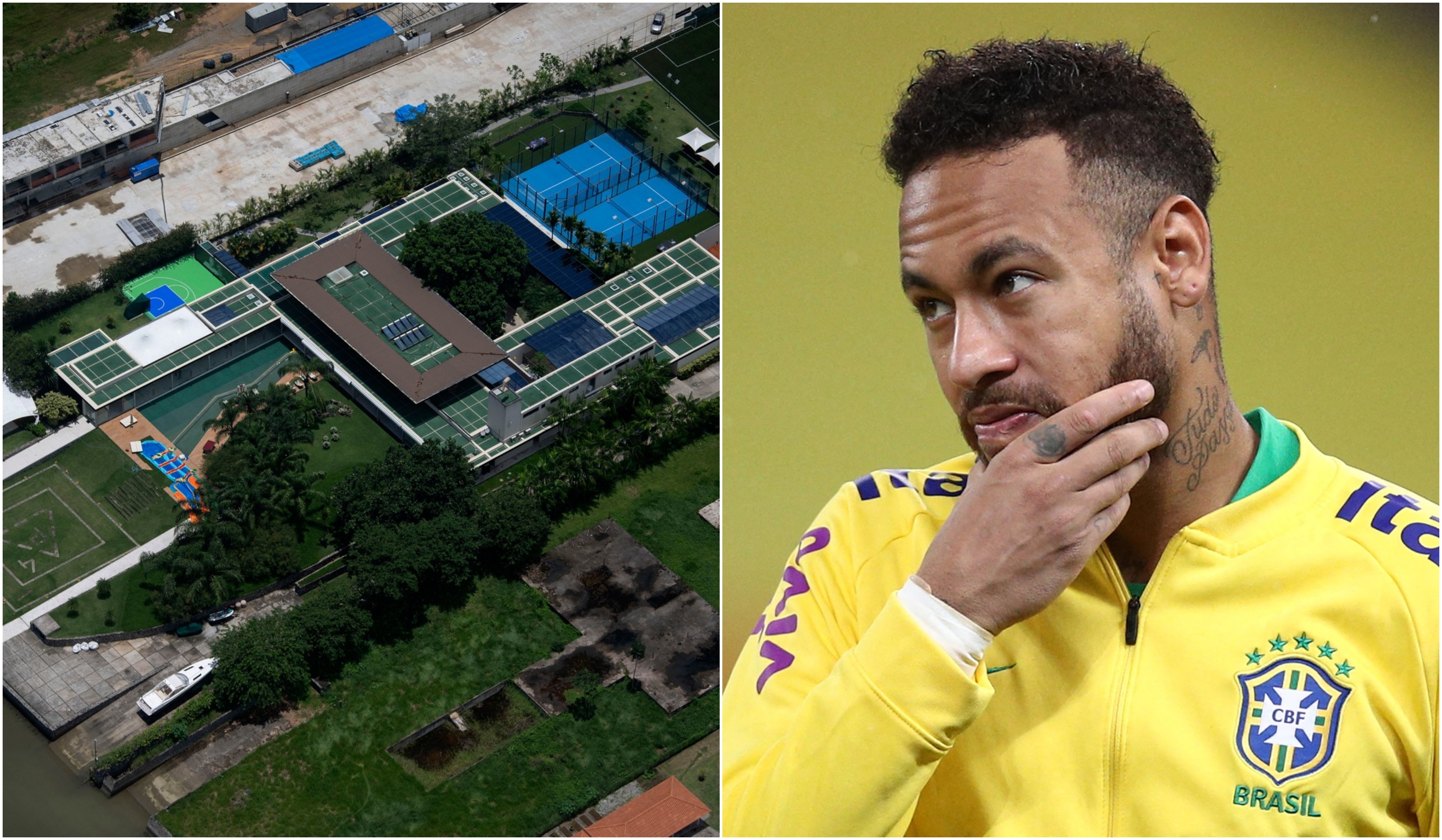 Neymar este condamnat să plătească 3,3 milioane de dolari, după ce a construit un lac artificial la complexul de lux pe care îl deține