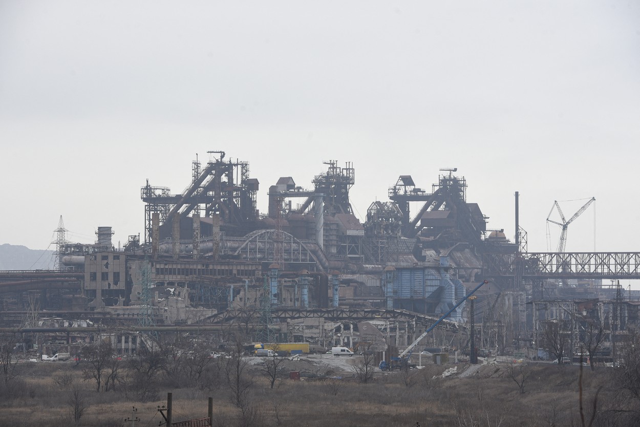 Cum arată uzina Azovstal, ultima redută din Mariupol, la un an de la luptele crâncene între ruși și ucraineni