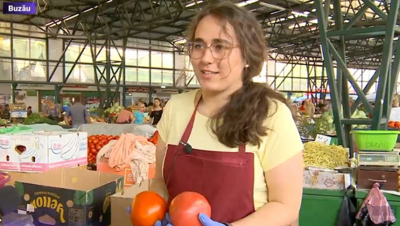 Povestea Dianei, tânăra olimpică ce vinde roșii într-o piață din Buzău