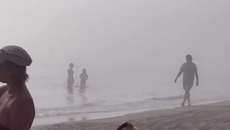 VIDEO. Peisaj spectaculos pe litoral: „Am crezut că o veni vreun tsunami”. „Sinistru, chiar sinistru, nu ştiu ce fenomen a fost”