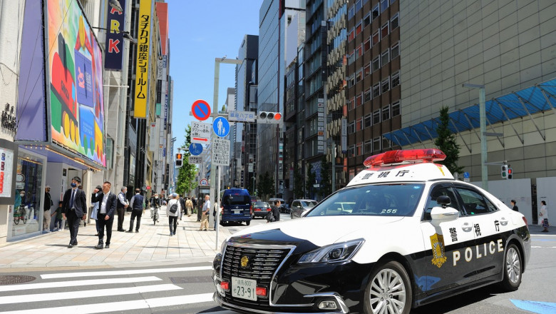 masina de politie in japonia