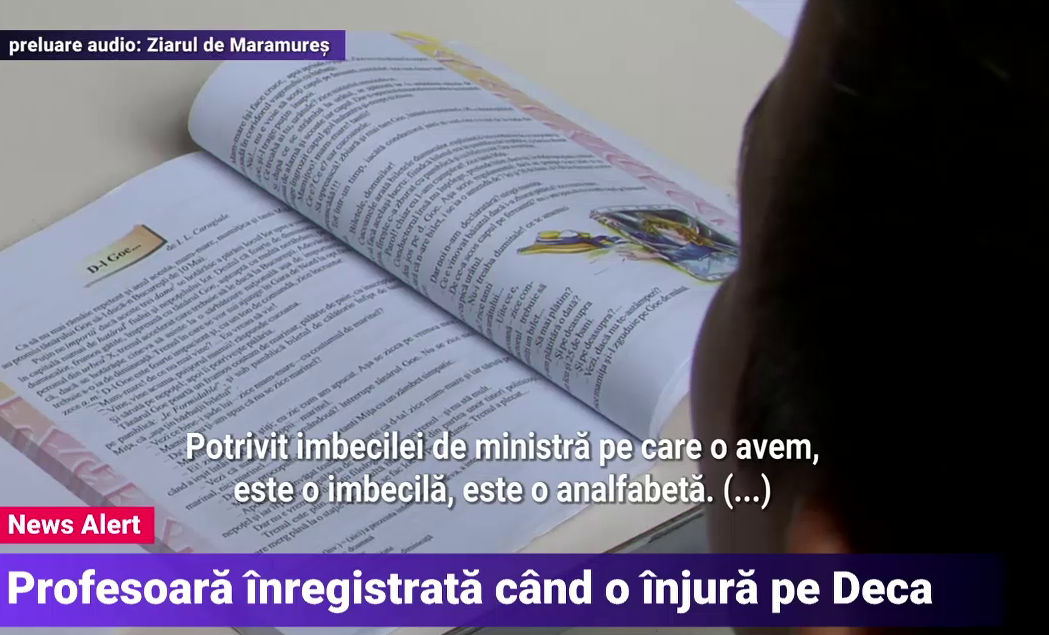 O profesoară din Maramureș a fost înregistrată în timp ce o înjura pe Ligia Deca, de față cu elevii: „Este o imbecilă, o analfabetă”